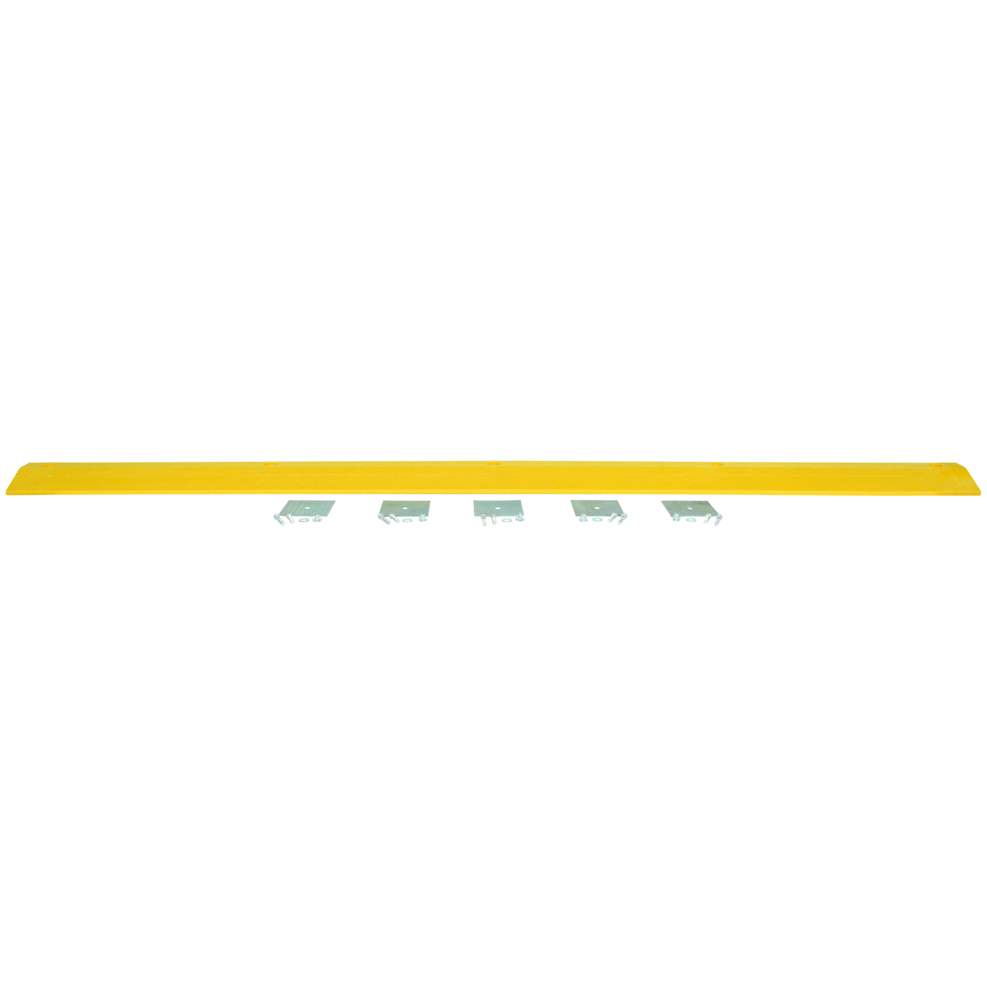 Vestil Plastic Speed Bump Glue Down Hardware 106 In. x 10 In. x 2 In. Yellow